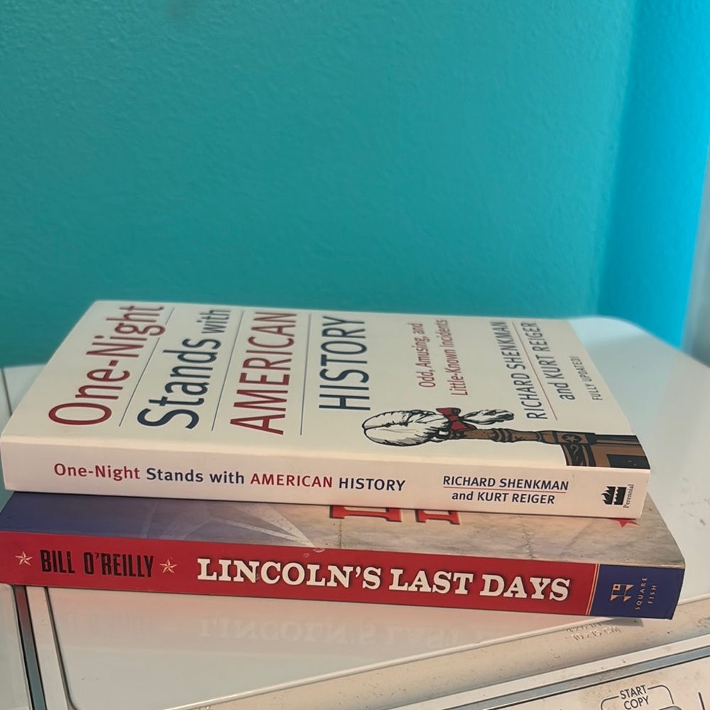 Book bundle American History and Lincoln's Last Days Books